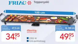 Eldi Friac Teppanyaki TP-1000 aanbieding