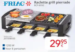 Eldi Friac Raclette grill pierrade RCP-8550 aanbieding