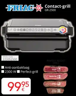 Eldi Friac Contact-grill GR-2500 aanbieding