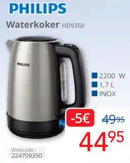 Eldi Philips Waterkoker HD9350 aanbieding