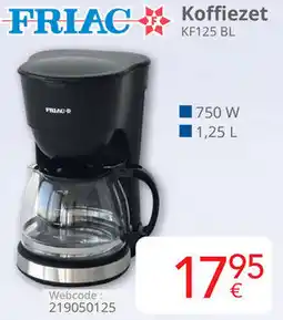 Eldi Friac Koffiezet KF125 BL aanbieding