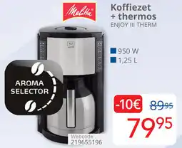 Eldi Koffiezet + thermos ENJOY III THERM aanbieding