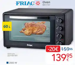Eldi Friac oven mo1161 aanbieding