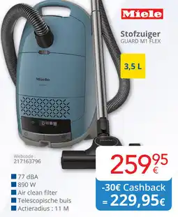 Eldi Miele Stofzuiger GUARD M1 FLEX aanbieding