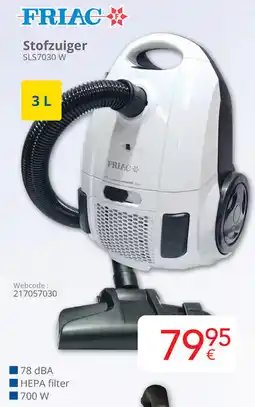 Eldi Friac Stofzuiger SLS7030 W aanbieding