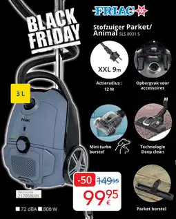 Eldi Friac Stofzuiger Parket/ Animal SLS 8031 S aanbieding