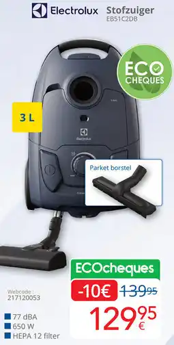 Eldi Electrolux Stofzuiger EB51C2DB aanbieding