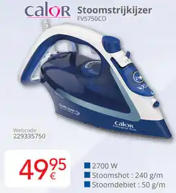 Eldi Calor Stoomstrijkijzer FV5750CO aanbieding
