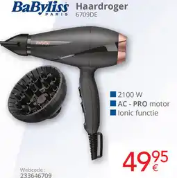 Eldi BaByliss Haardroger 6709DE aanbieding