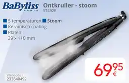 Eldi BaByliss Ontkruller - stoom ST492E aanbieding