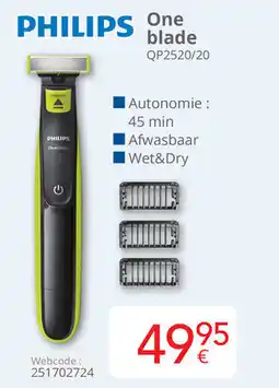 Eldi Philips One blade QP2520/20 aanbieding