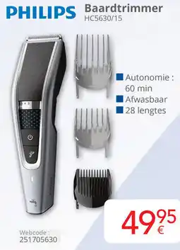 Eldi Philips Baardtrimmer HC5630/15 aanbieding
