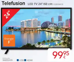 Eldi Telefusion LED TV U24HAA10 aanbieding
