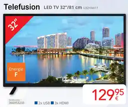Eldi Telefusion LED TV U32HAA11 aanbieding