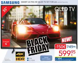 Eldi SAMSUNG SMART ULTRA HD QLED TV QE55Q7F3AUXXN aanbieding