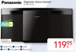 Eldi Panasonic Digitale micro-keten SC-HC212EG aanbieding