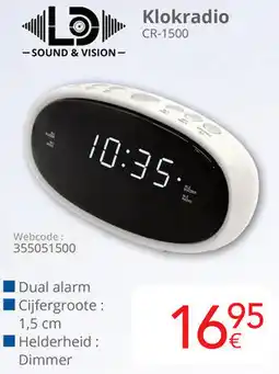 Eldi Klokradio CR-1500 aanbieding
