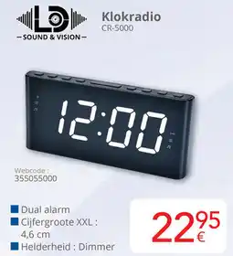 Eldi Klokradio CR-5000 aanbieding