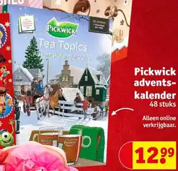Kruidvat Pickwick adventskalender aanbieding