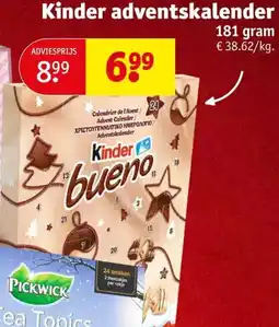 Kruidvat Kinder adventskalender aanbieding