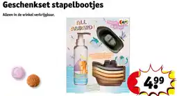 Kruidvat Geschenkset stapelbootjes aanbieding