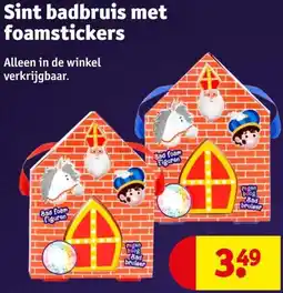 Kruidvat Sint badbruis met foamstickers aanbieding
