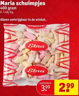 Kruidvat Maria schuimpjes aanbieding