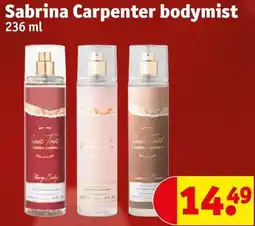 Kruidvat Sabrina Carpenter bodymist aanbieding