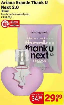 Kruidvat Ariana Grande Thank U Next 2.0 aanbieding