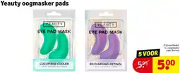 Kruidvat Yeauty oogmasker pads aanbieding