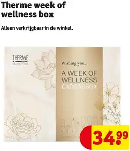 Kruidvat Therme week of wellness box aanbieding