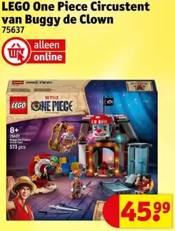 Kruidvat LEGO One Piece Circustent van Buggy de Clown aanbieding