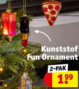 Kruidvat Kunststof Fun Ornament aanbieding