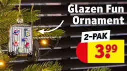 Kruidvat Glazen Fun Ornament aanbieding