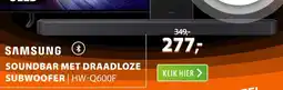 Expert Samsung soundbar met draadloze subwoofer HW-Q600F aanbieding