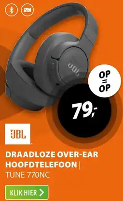 Expert JBL Draadloze over-ear hoofdtelefoon TUNE 770NC aanbieding