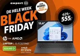 Expert Hp met amd laptop 15-FC0270ND aanbieding