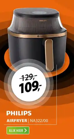 Expert Philips airfryer NA322/00 aanbieding