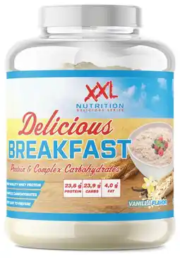 Decathlon Delicious Breakfast - Tot 20g Eiwit, Eiwitrijk Ontbijt - Vanille - 2500 gram aanbieding