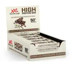 Decathlon High Protein Bar 2.0 - 25g Proteïne, Eiwitreep - Vanille Chocolade - 20 Pack aanbieding