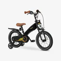 Decathlon Deryan Turbo 3-in-1 Kinderfiets - 16 Inch - Zwart aanbieding