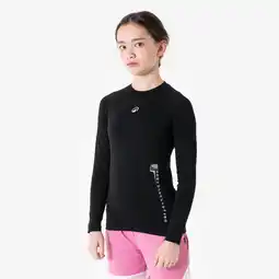 Decathlon Kinderthermoshirt met lange mouwen voor basketbal NBA zwart aanbieding