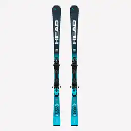 Decathlon Alpineski's met bindingen voor heren World Cup Rebels e.GSR zwart aanbieding