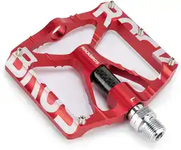 Decathlon ROCKBROS Universele Fiets Flatpedalen Breed Platform Antislippedalen aanbieding