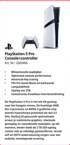 MediaMarkt Playstation 5 pro console+controller aanbieding