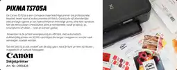 MediaMarkt Canon Inkjetprinter Pixma TS705A aanbieding