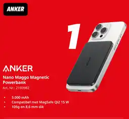 MediaMarkt Anker Nano Maggo Magnetic Powerbank aanbieding