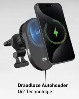 MediaMarkt Draadloze Autohouder Qi2 Technologie aanbieding