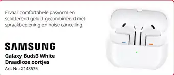 Samsung Galaxy Buds3 White Draadloze oortjes