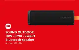 MediaMarkt Xiaomi Sound Outdoor 30W S29D Zwart Bluetooth Speaker aanbieding